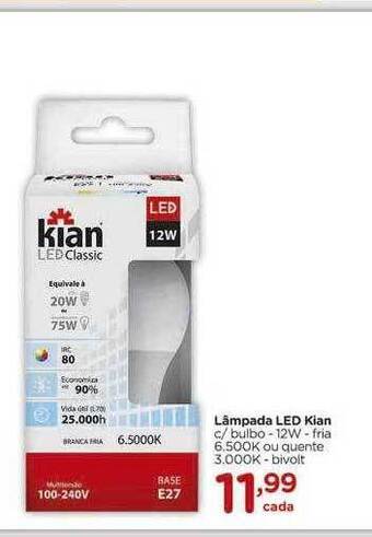 Carrefour Lâmpada Led Kian oferta