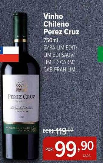 Perini Vinho Chileno Perez Cruz oferta