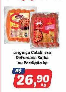 Semar Supermercado Linguiça Calabresa Defumada Sadia Ou Perdigão oferta
