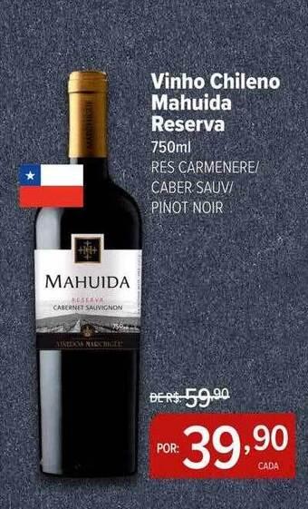 Perini Vinho Chileno Mahuida Reserva oferta