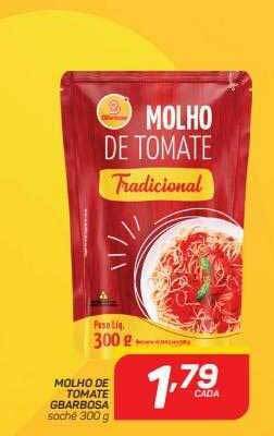 GBarbosa Molho De Tomate Gbarbosa oferta