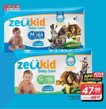 GBarbosa Fralda Zeükid Baby Care oferta
