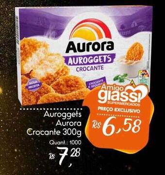 Giassi Supermercados Auroggets Aurora Crocante oferta