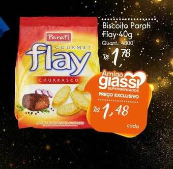Giassi Supermercados Biscoito Parati Flay oferta