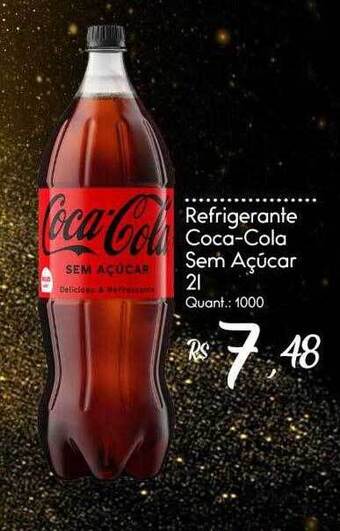 Giassi Supermercados Refrigerante Coca-cola Sem Açúcar oferta