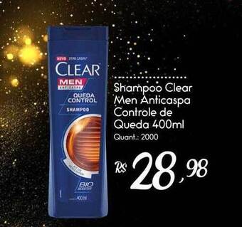Giassi Supermercados Shampoo Clear Men Anticaspa Controle De Queda oferta