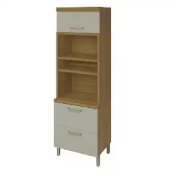 Lojas Guido Paneleiro princesa 100% mdf - 2 portas 1 gaveta 500355./freijo/off white oferta