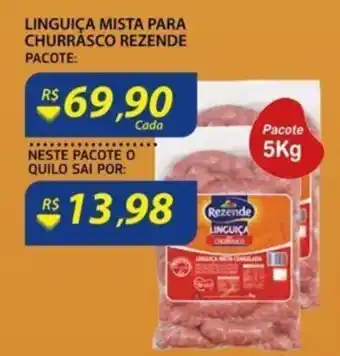 Assaí Atacadista Linguica Mista Para Churrasco Rezende 1kg oferta