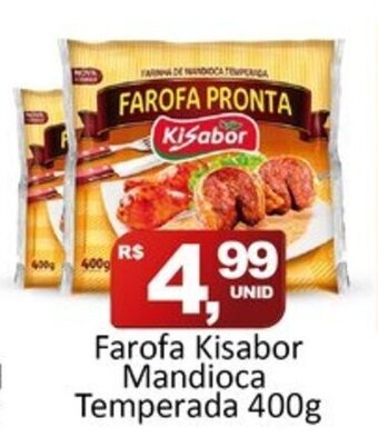 Rede Krill Farofa Kisabor Mandioca Temperada 400g oferta