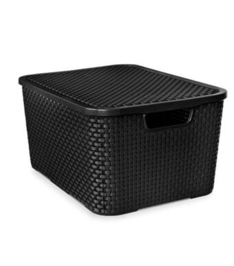 Freitas Varejo Organizador plástico rattan 20l arqplast 25598pm oferta