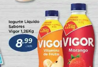 Chama Supermercados Iogurte Líquido Sabores Vigor 1.26kg oferta
