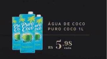 Empório Bahamas água De Coco Puro Coco oferta