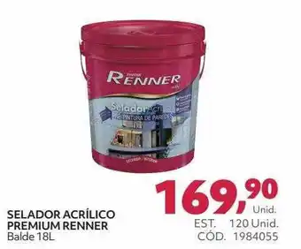 Tumelero Selador Acrílico Premium Renner oferta