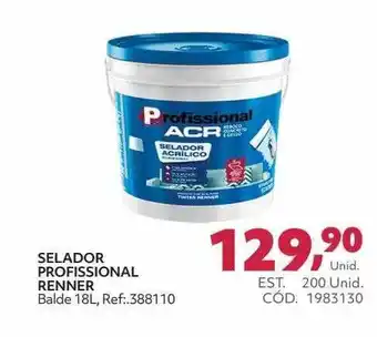 Selador Profissional Renner