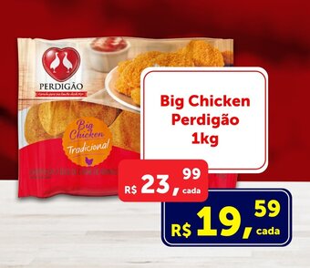 Rossi Supermercado Big Chicken Perdigao 1kg oferta