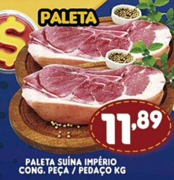 Supermercados Cristal Paleta Suina Imperio cong. peca/ pedaco 1kg oferta