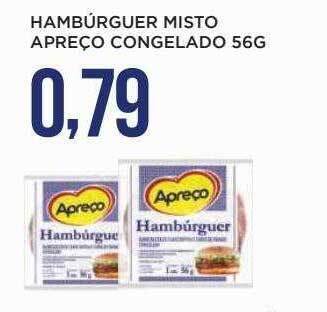 Apoio Mineiro Hambúrguer Misto Apreço Congelado oferta