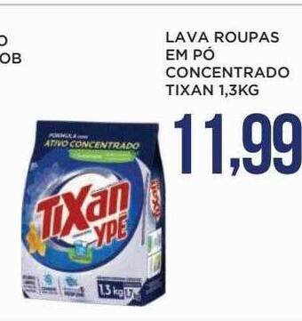 Apoio Mineiro Lava Roupas Em Pó Concentrado Tixan oferta