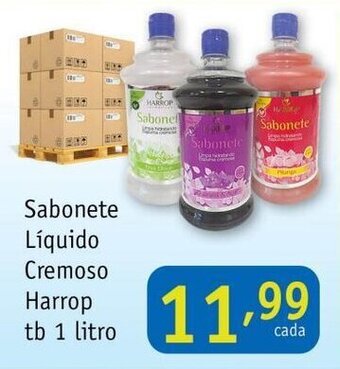 Nordestão Sabonete Liquido Cremoso harrop tb 1L oferta