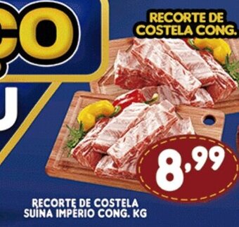 Supermercados Cristal Recorte de Costela Suina Imperio cong. 1kg oferta