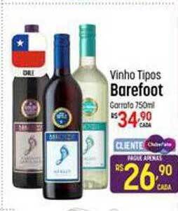 Muffato Vinho Tipos Barefoot oferta