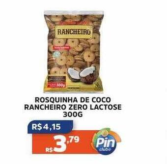 Pinheiro Supermercado Rosquinha De Coco Rancheiro Zero Lactose oferta
