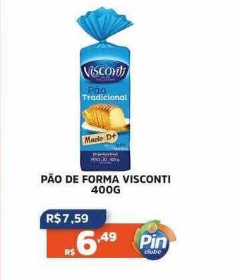 Pinheiro Supermercado Pão De Forma Visconti oferta