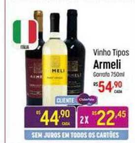 Muffato Vinho Tipos Armeli oferta