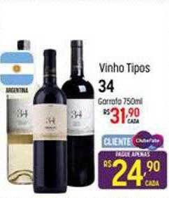 Muffato Vinho Tipos oferta