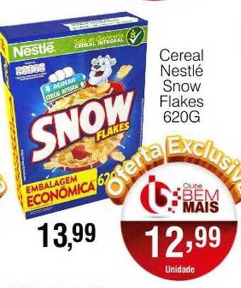 Supermercado Bem Barato Cereal Nestlé Snow Flakes oferta