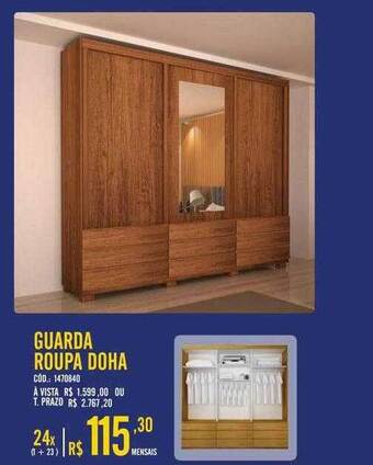 Zema Guarda Roupa Doha oferta
