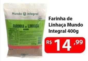 Supermercados Tischler Farinha De Linhaça Mundo Integral oferta