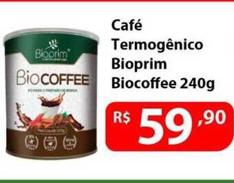 Supermercados Tischler Café Termogênico Bioprim Biocoffee oferta