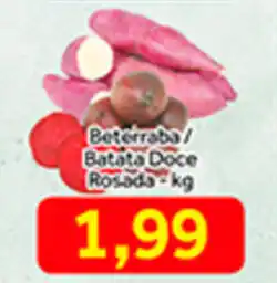 Shibata Supermercados Beterraba/ Batata Doce Rosada 1kg oferta