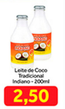 Shibata Supermercados Leite de Coco Tradicional Indiano 200ml oferta