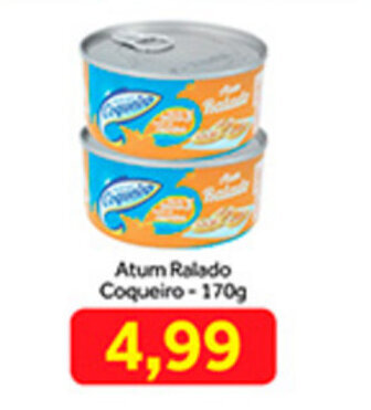 Shibata Supermercados Atum Ralado Coqueiro 170g oferta