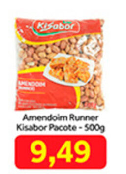 Shibata Supermercados Amendoim Runner Kisabor Pacote 500g oferta