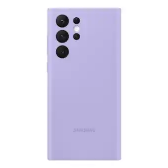 Capa protetora galaxy s22 ultra silicone - violeta