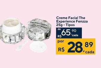 Drogaria Coop Creme Facial The Experience Fenzza Tipos oferta