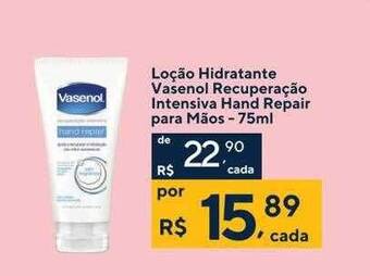 Drogaria Coop Loção Hidratante Vasenol Recuperação Intensiva Hand Repair Para Mãos oferta