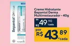 Creme Hidratante Bepantol Derma Multirrestaurador