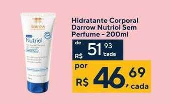 Hidratante Corporal Darrow Nutriol Sem Perfume