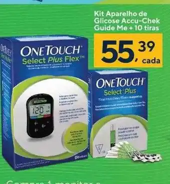 Kit Aparelho De Glicose Accu-chek Guide Me + 10 Tiras