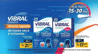 Drogaria Coop Vibral 1.5mg Ml Sabor Framboesa Xarope oferta