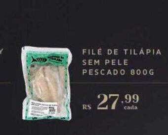 Empório Bahamas Filé De Tilápia Sem Pele Pescado oferta