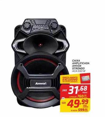 GBarbosa Caixa Amplificada Amvox Strondo oferta