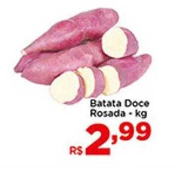 Shibata Supermercados Batata Doce Rosada oferta