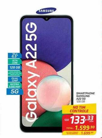 GBarbosa Smartphone Samsung A22 5g oferta