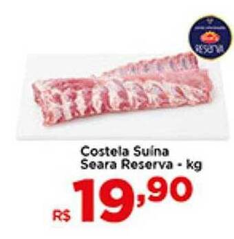 Shibata Supermercados Costela Suina Seara Reserva oferta