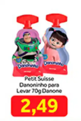 Shibata Supermercados Petit Suisse Danoninho para Levar 70g Danone oferta